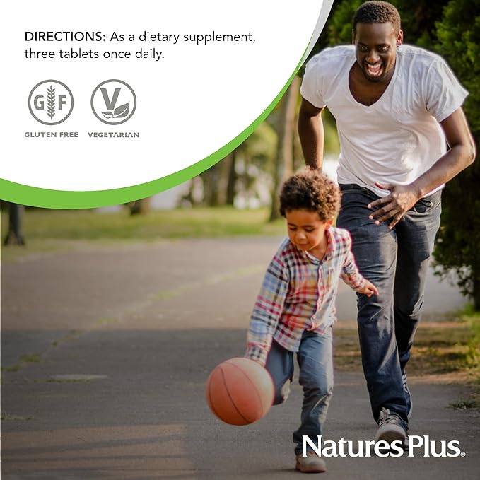 NaturesPlus Source of Life Immune Booster Adult Formula Rapid &amp Extended Release - 90 Vegetarian Tablets - Natural Immunity Booster Supplement - Vitamins A C E &amp Zinc - Gluten-Free - 30 Ser