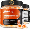 Whey Protein Gummies with BCAA 2:1:1 10g Protein per Serving for Men &amp Women Low Calorie Sugar Free Orange Flavor 120 Count