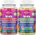 2 Pack Kids Magnesium Gummies Sugar Free Strawberry &amp Pineapple Flavor