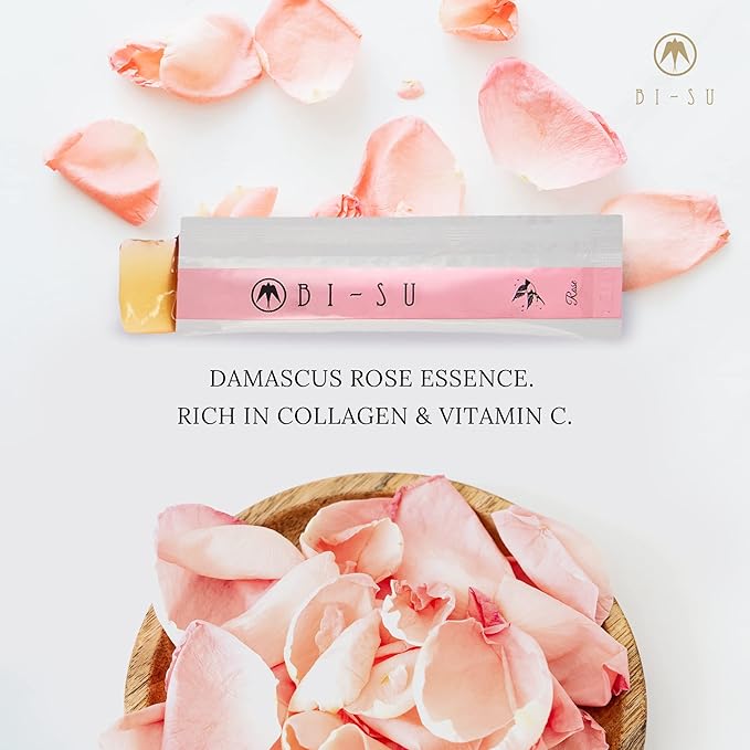 BI-SU Extract Jelly Stick/BI-SU Enzyme Stick | Natural Swiftlet Nests Extract Collagen Vitamin C Japanese Beauty Anti-aging Strengthens Elasticity GI Health 10 PCS each Rose/Pineapple/Enzyme
