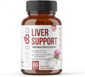 LIVEGOOD Liver Support Supplement for Liver Cleanse Detox Milk Thistle and Dandelion Root with Turmeric and Alpha Lipoic Acid for Overall Health (60 Count)
