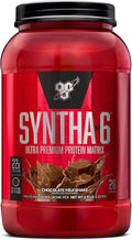 BSN SYNTHA-6 Whey Protein Powder Micellar Casein Milk Protein Isolate Chocolate Milkshake 28 Servings (Packaging May Vary)