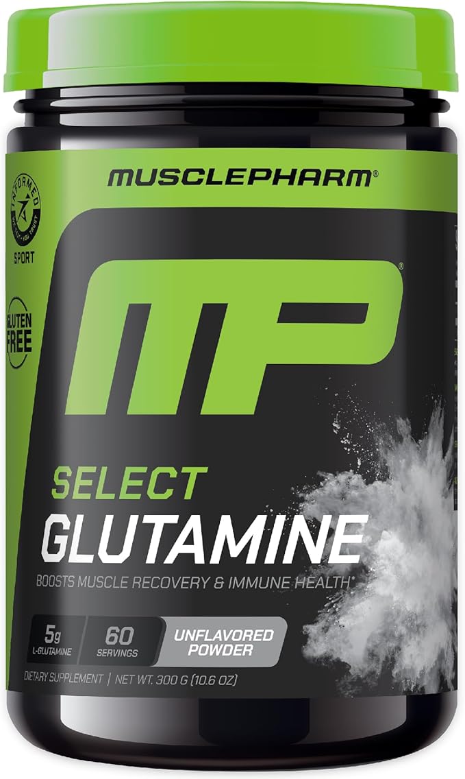 Muscle Pharm Combat 4lb Chocolate Protein and MusclePharm Pure L-Glutamine