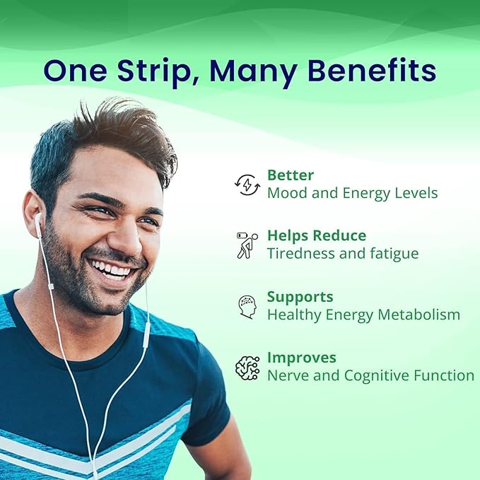 SENTA HealthKart HK Vitals DISOLVE Vitamin B12 for Energy No Added Sugar Orange 30 Strips