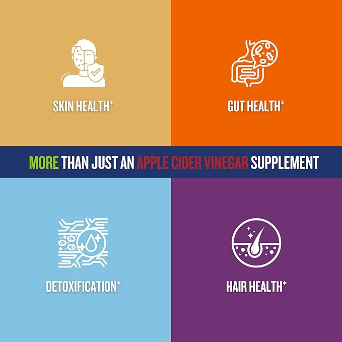 healblend Apple Cider Vinegar Gummy Vitamins 1000MG Per Serving - 180 Count- Vitamin B12 Pomegranate &amp Beet Juice Gelatin-Free Gluten-Free Vegan &amp Non-GMO (3 Pack)