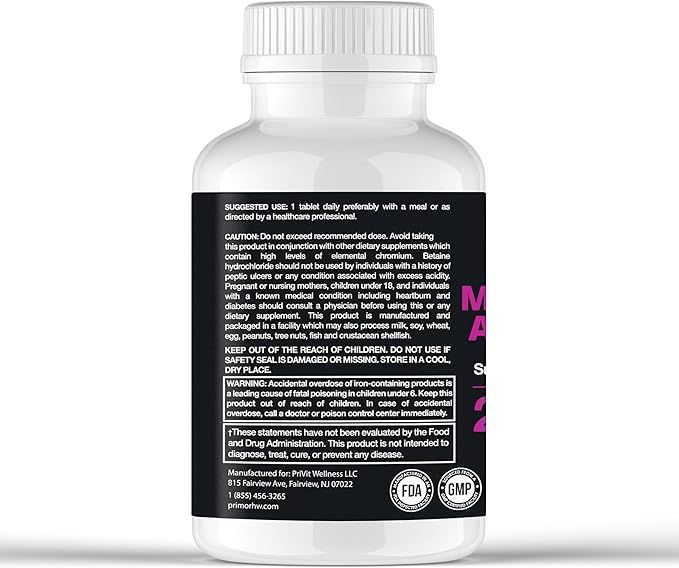 Multivitamin &amp Minerals One Tablet per Day Packed with 22 Essential – Immune Support | Energy Metabolism | Bone Health | Cognitive Support and More…– for Women &amp Men | 60 Count