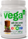 Vega Organic All-in-One Vegan Protein Powder Mocha (9 Servings) Superfood Ingredients Vitamins for Immunity Support Keto Friendly Pea Protein for Women &amp Men 12.7oz (Packaging May Vary)
