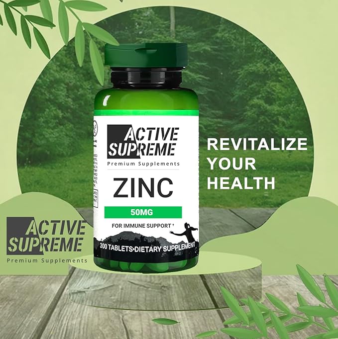 3 Pack Zinc Citrate 50 mg - Supplement to Support Immune System &amp Reproductive Health