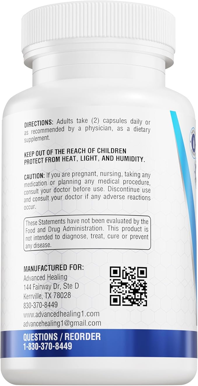 Superior Breakthrough Healing for Ultimate Joint Support Soreness Muscle Aches. Tumeric Based Formulation All Natural Encapsulated Remedy.