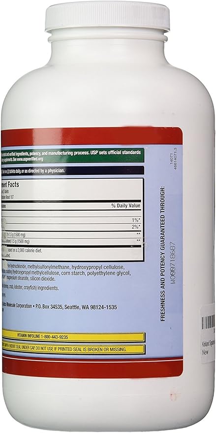 Kirkland Signature Glucosamine with MSM 375 Tablets (2 Pack)