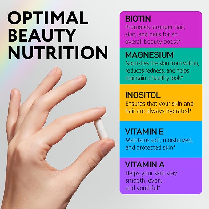 Biotin Bundle for Hair Growth with Collagen &amp Keratin for Hair Loss &amp Thinning Hair - Hair Skin and Nails Vitamins for Women &amp Men - Healthy Regrowth Skin Glow &amp Nail Repair - 180 Cap