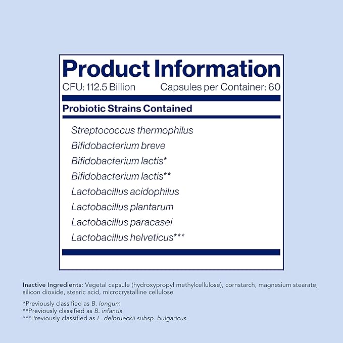 VSL#3® Probiotics for Digestive Health IBS &amp UC Symptoms - 112.5B CFUs High-Potency Multi-Strain Live Refrigerated Probiotic Medical Food for Gut Health Support in Men &amp Women 180 Capsu
