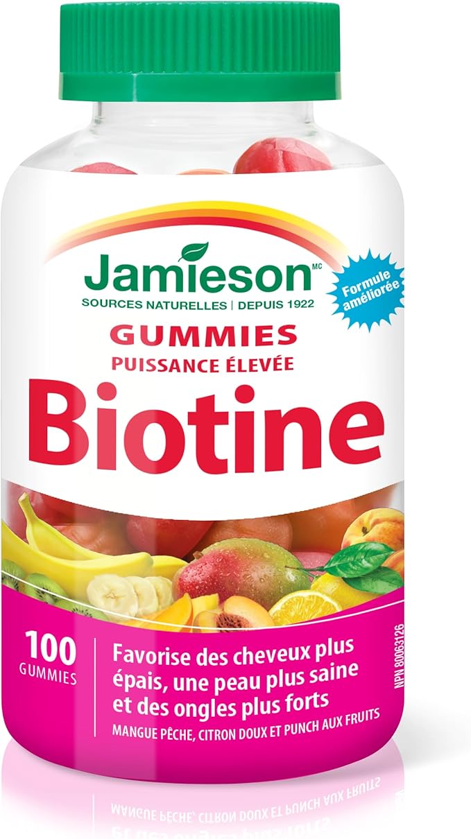 Jamieson High Potency Biotin Gummies 100 Count