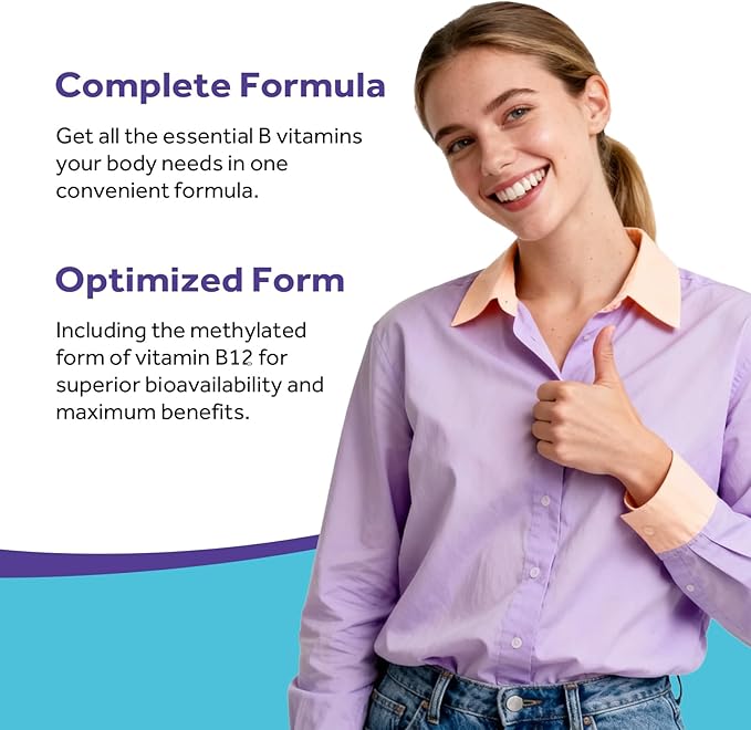 Doctor's Recipes Women’s Probiotics + Ultra Vitamin B Complex Bundle 100 Billion CFU with 18 Probiotic Strains Prebiotics Cranberry &amp Complete B Vitamins Daily Wellness Support Vegan Capsules