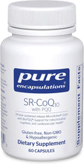 Pure Encapsulations SR-CoQ10 with PQQ - Heart Health Support* - Sustained Release Technology - Antioxidants Supplement - Gluten Free Vegetarian &amp Non-GMO - 60 Capsules