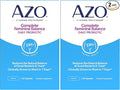 AZO Complete Feminine Balance Daily Vaginal Probiotics for WomenClinically Proven to Help Protect Vaginal HealthHelps Balance pH and Yeast60 Count (Pack of 2)