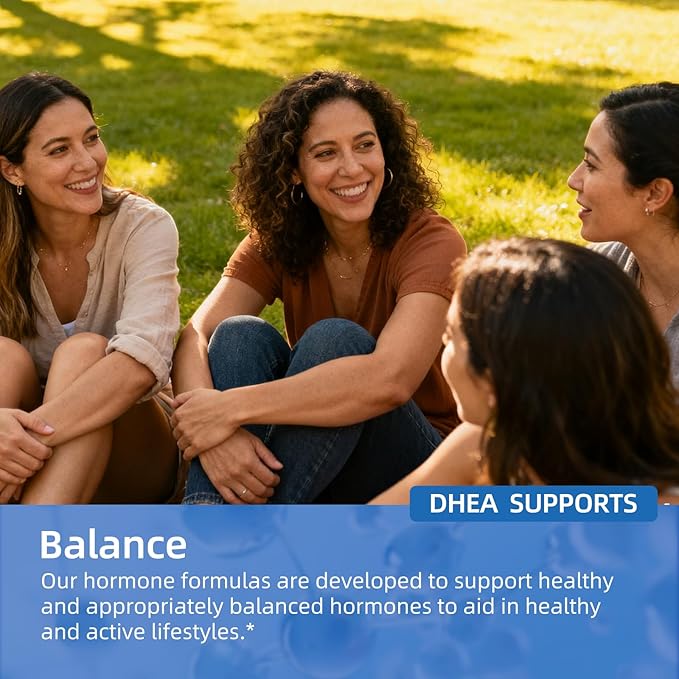 2 Pack DHEA Supplement for Women 40+ and Men Supports Hormones*Balance DHEA 25mg (Capsule-in-Capsule) with L-Theanine Ashwagandha Vegan Non-GMO Gluten-Free Soy-Free 60 Capsules