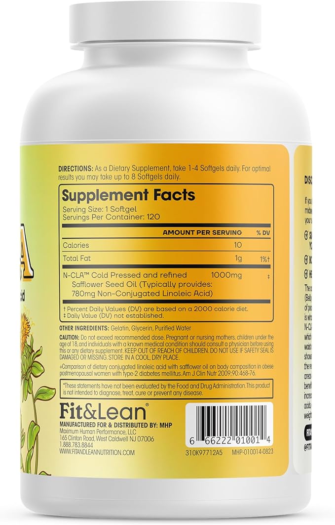 Fit &amp Lean Meal Shake N-CLA Fat Burning Capsules Protein Fiber Probiotics 120 Servings