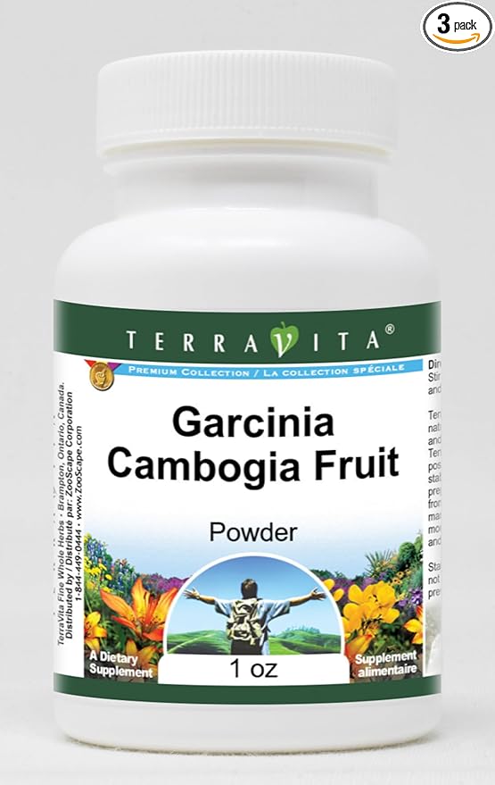 Terravita Garcinia Cambogia Fruit Powder (1 oz ZIN: 511776) - 3 Pack