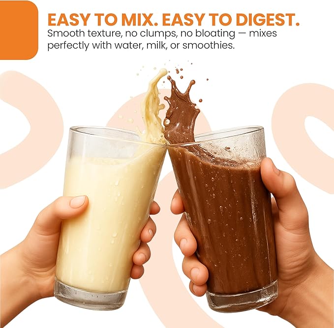 EarthNutri Whey Isolate Protein Powder Bundle – Pure Whey Isolate for Strength &amp Performance – Post Workout with 25g Protein per Serving – Non-GMO Gluten-Free – Vanilla &amp Chocolate – 20 Servi