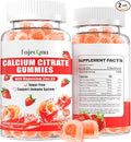 Calcium Citrate Gummies for Women Men: 1200 Calcium Magnesium Zinc with Vitamin D3 B6 Supplement for Adult - Vegan High Absorption Chewable Gummy Energy Support Sugar Free(120Count)