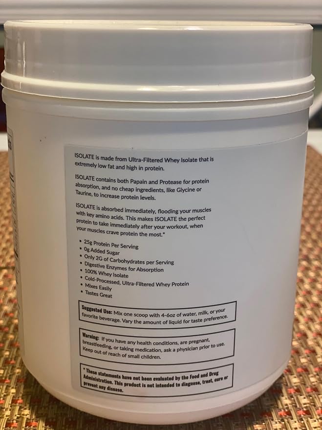 100% Whey Isolate Protein Cappuccino