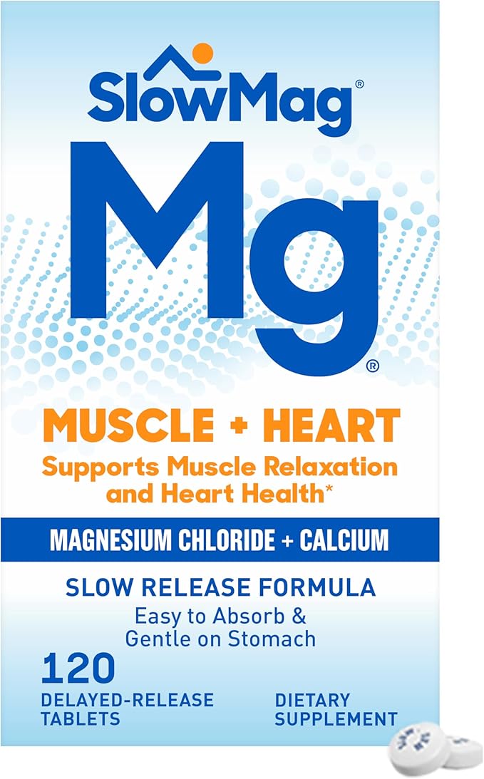 Jarrow Formulas MagMind Brain Health with Magtein (Magnesium L-Threonate) &amp SlowMag Muscle + Heart Magnesium Chloride with Calcium Supplement