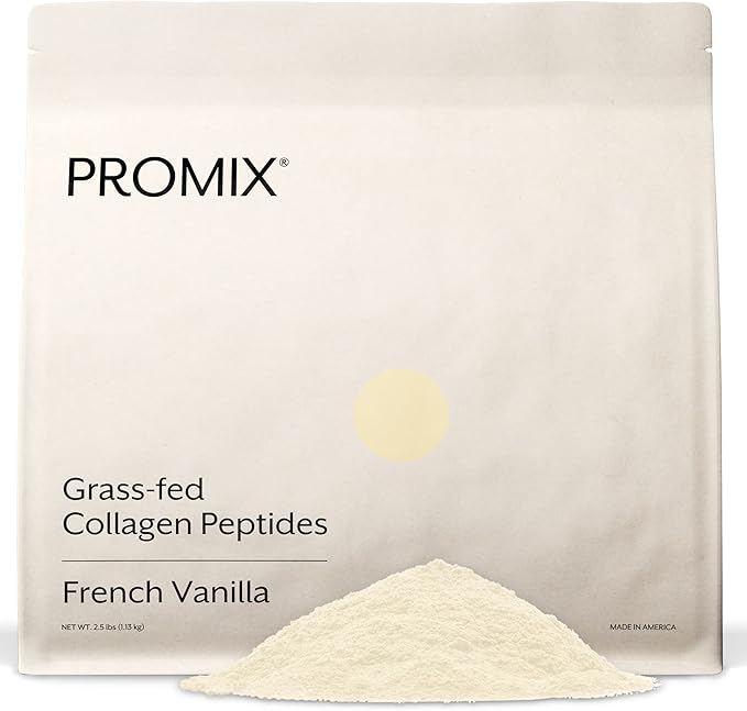 ProMix Nutrition Hydrolyzed Collagen Peptides Protein - Type 1 &amp 3 Grass Fed Collagen Organic Coconut Sugar Vanilla - 2.5 Pound (Pack of 1)