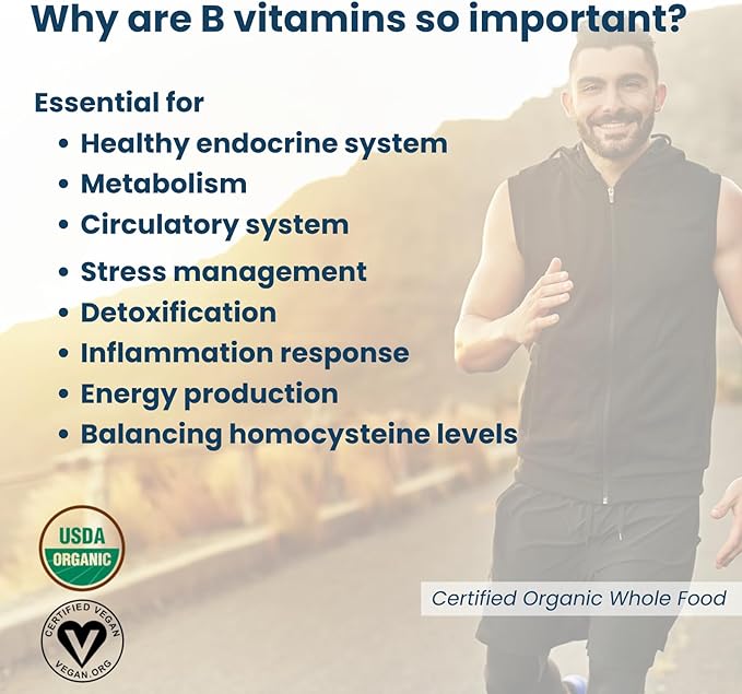 Organic Vitamin B-Complex- Whole Food