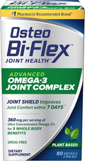 Osteo Bi-Flex Advanced Omega-3 Joint Complex Plant-Based Algae Oil Joint Support Supplement 80 Count Softgels