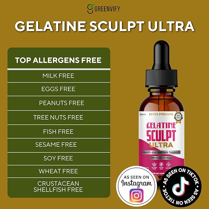 Gelatine Sculpt Ultra Health and Wellness Support 60 Servings