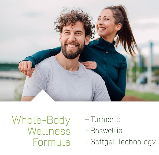 Irwin Naturals Whole-Body Turmeric + Curcumin C3 Complex - 120 Liquid Soft-Gels - with Boswellia Maritime Pine Bark MSM &amp Rose Hip