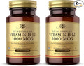 Solgar Sublingual Vitamin B12 1000 mcg - 250 Nuggets Pack of 2 - Non-GMO Vegan Gluten Free Dairy Free Kosher - 500 Total Servings