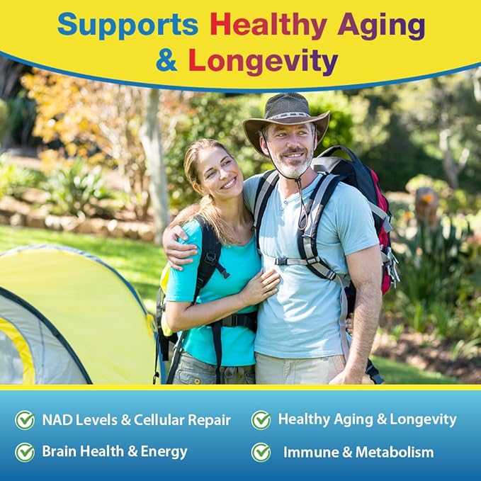 NMNH Supplement (Dihydronicotinamide Mononucleotide)500mg Per Serving NMNH NAD Supplements for Women &amp Men NMNH to Boost NAD+ Levels As We Age for Anti Aging Cell Health* Brain*  Energy- 60 C