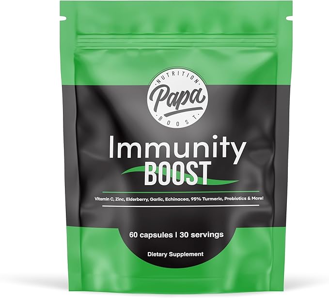 Immune Boost Multivitamin - Liquid Cap Unisex 1 Count Nutritional Supplement - Daily Support Clinically Supported Dosages Natural Ingredients