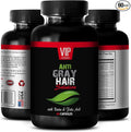 VIP VITAMINS Folic Acid - Gray Hair Solution - Hair Color Restorer (1 Bottle 60 Capsules)