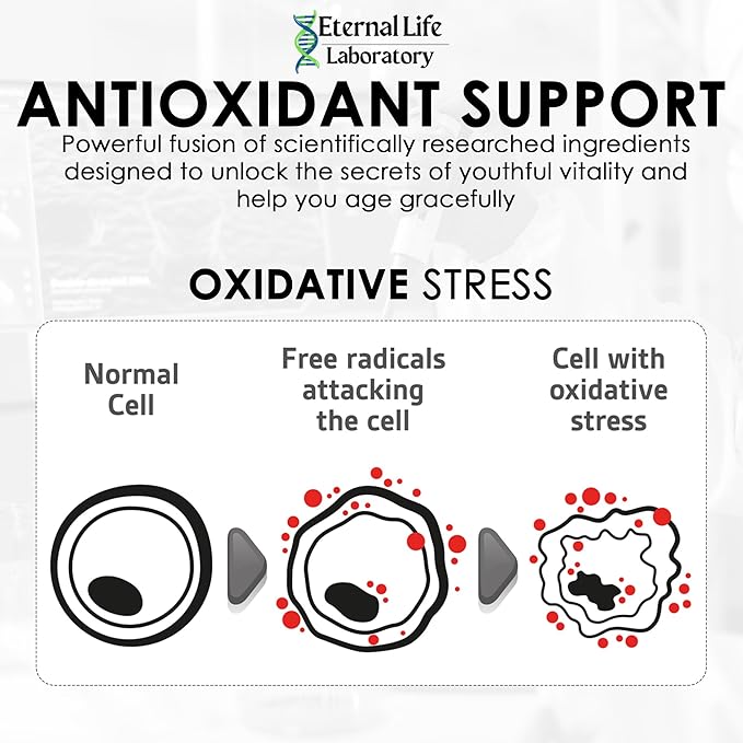 Longevity Blend #3 - Resveratrol 98% with Fisetin Pterostilbene Spermidine Anti Aging Oxidative Stress Reducer Antioxidant Supplement AMPK Activator