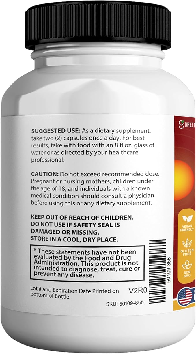 Nervogen Pro Max Nerve Health Support Supplement with B Vitamins 60 Capsules 30-Day Supply (2)