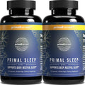 Primal Harvest 2 Pack Primal Sleep 60 Capsules with Valerian Root L-Tryptophan GABA Chamomile and Melatonin 3mg