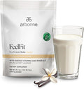 Arbonne Feelfit Pea Protein Shake - Daily Supplement Powder Vegan Protein for Support of Overall Health Energy and Well-Being Vanilla
