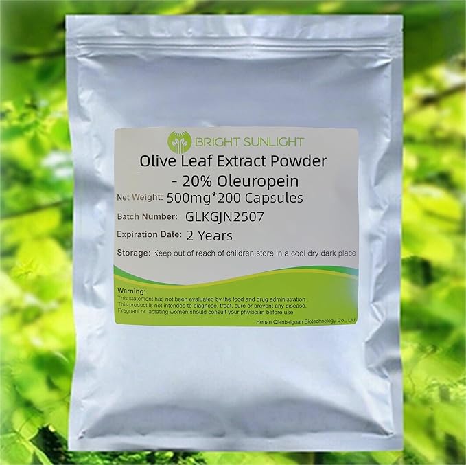 Olive Leaf Extract Capsules - 20% Oleuropein 500mg*200 Capsules
