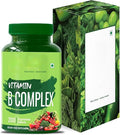 Vitamin B Complex 100% RDA - 200 Tablets/Capsules - B Vitamins Supplement (B1 B2 B3 B5 B6 B7 B9 B12) Green