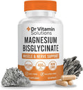 Magnesium Glycinate 400mg (Buffered Magnesium Bisglycinate Chelate) | Albion® Chelated Magnesium for Muscle &amp Nerve Support + Calm | High Absorption Gentle on Stomach (1 Bottle 60 Capsules)