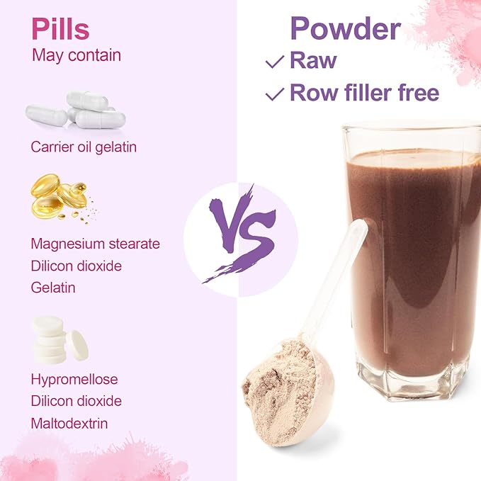 Collagen Protein Coffee Creamer Powder with Coconut MCT Hyaluronic Acid Vitamin C &amp Probiotics for Hair Skin and Nails Gut Health Non Dairy Sugar Free Keto Chocolate 17.64 Ounce (20 Servin