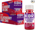 Kor Shot Elderberry and Zinc Shot - 24 Pack x 1.7 Fl Oz - Immunity Shot - USDA Certified Organic
