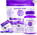 purple tree Post-Celebration Wellness Bottle + Packet Kit Combo Liver Support Rapid Hydration Body Replenisher | Dihydromyricetin DHM Milk Thistle Electrolytes Vitamin B Willow Bark Quercetin