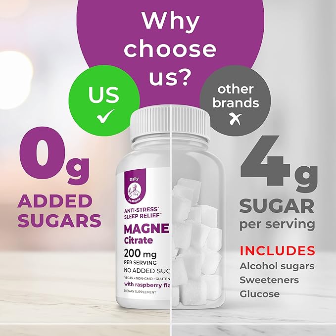 Kids Magnesium 60 Count and Magnesium 60 Count Gummies Sugar-Free - Calm Magnesium Gummies Supplement for Children Sugar-Free Magnesium Calm Chews for Kids &amp Adults