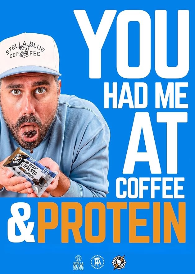Battle Bars Crispy Protein Bar 17g Protein 100g Caffeine per serving - Gluten Free No Artificial Flavors or Colors - Veteran Founded - Dark Chocolate Espresso (60g) 12 Count
