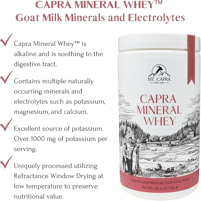 Mt. Capra Deep 30 (Strawberry Splash) Mineral Whey and Clean Minerals with Collagen Peptides