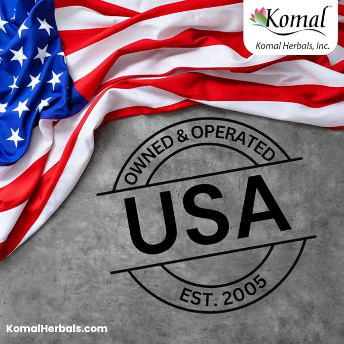 Komal Herbals Organic Turmeric Plus Capsules 500 mg with Black Pepper - Whole Root Herbal Supplement USDA Organic and Kosher Certified Ayurvedic Botanical Formula Vegetarian Capsules 90 Count